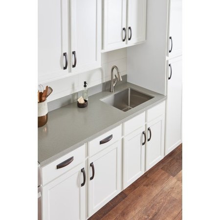 Jeffrey Alexander 96 mm Center-to-Center Gun Metal Square Annadale Cabinet Cup Pull 436-96DACM